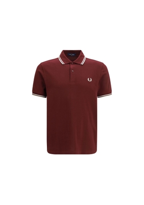Fred Perry Bordeaux Cotton Polo Shirt - L