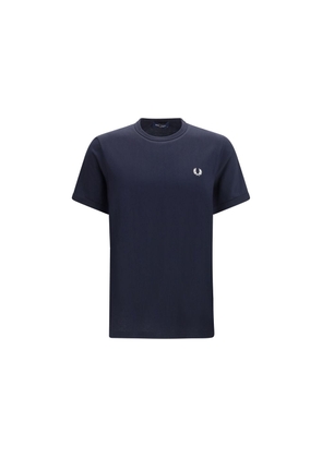 Fred Perry Blue Cotton Sportswear - L