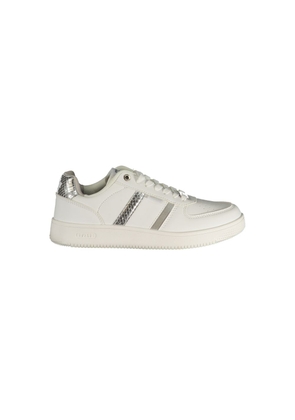 Gas White Polyester Athletic Sneakers - EU35/US5