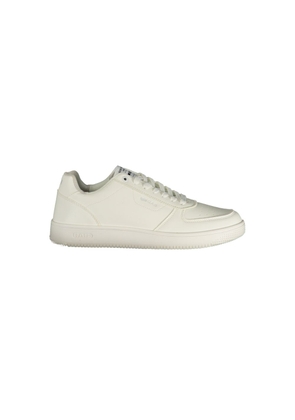 Gas White Polyester Athletic Sneakers - EU40/US7