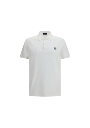 Fred Perry White Cotton Polo Shirt - L