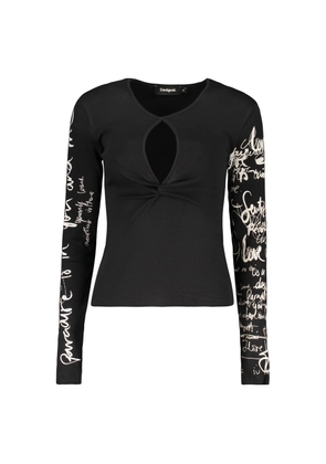 Desigual Black Cotton Women's Knitwear - XS