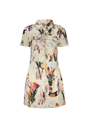 Desigual Bianco Poliammide Women Dress - XS