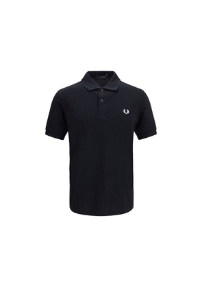 Fred Perry Black Cotton Polo Shirt - L