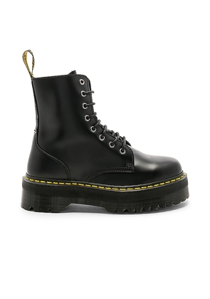 Dr. Martens Jadon Fusion Smooth Boot in Black. Size 10. Also in 9.