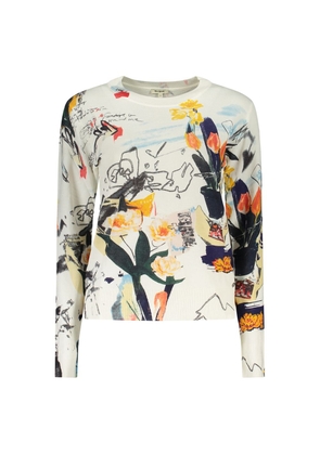 Desigual White Viscosa Women T-Shirt - XS