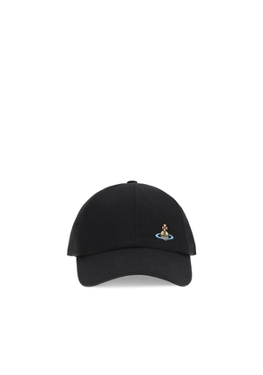 Vivienne Westwood Black Cotton Cap (Baseball Hat) - L/XL