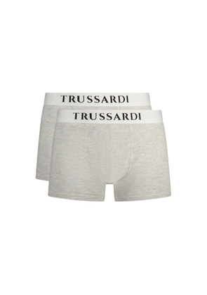 Trussardi 'Gray Cotton Men's Boxer Short' - M