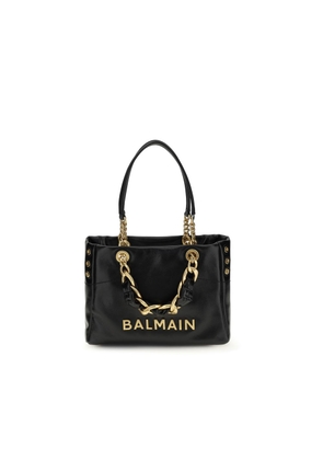 Balmain Black Calf Leather Bos Taurus Handbag