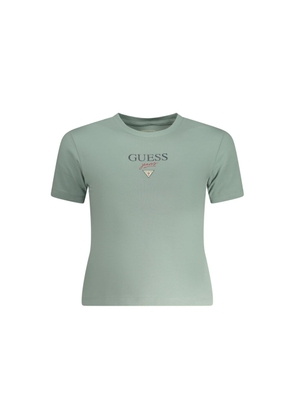 Guess Jeans Verde Cotton Women T-Shirt - XS