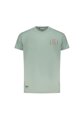 Iceberg Green Cotton T-Shirt - S