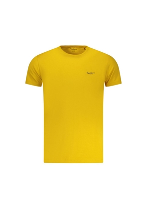 Pepe Jeans Yellow Cotton Men T-Shirt - S