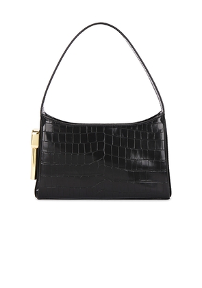 Edie Parker Burn Shoulder Bag in Black.