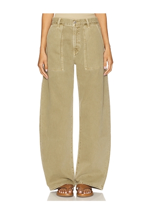 AGOLDE Sefton Pant in Sage. Size 28. Also in 32.