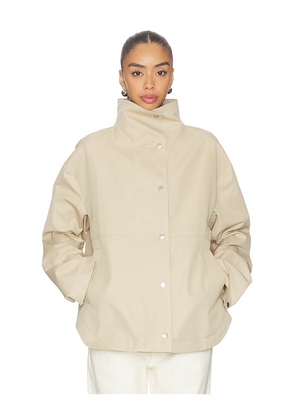 EAVES x Jasmine Tookes Remi Jacket in Beige. Size L. Also in M, S, XL, XS, XXS.