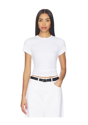 CLYQUE Morgan Tee in White. Size M. Also in XL, XS.