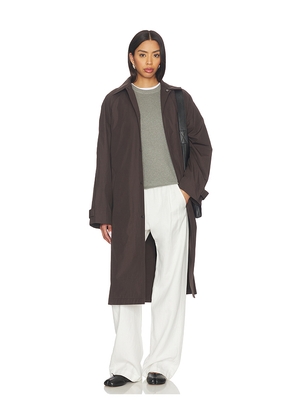 EAVES x Jasmine Tookes Kenzie Trench Coat in Taupe. Size L. Also in M, S, XL, XS, XXS.