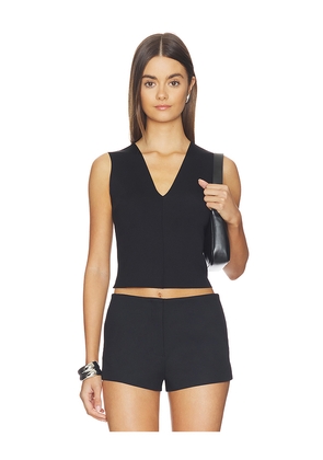 Commando Neoprene Ceo V-neck Shell Top in Black. Size L. Also in M, S, XS.