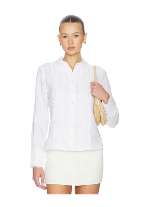 Cara Cara Ideal Shirt in White. Size L. Also in M, S, XL, XS, XXS.