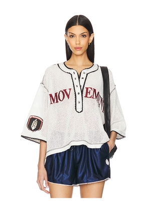 Free People x FP Movement Camp Out Tee in Ivory. Size L. Also in M.