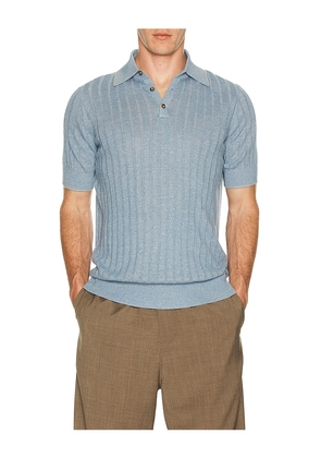 Guest In Residence Teddy Polo in Blue. Size L. Also in M.