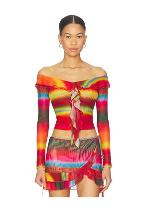 I.AM.GIA Mariska Top in Orange,Fuschia. Size L. Also in M, S, XL, XS, XXS.