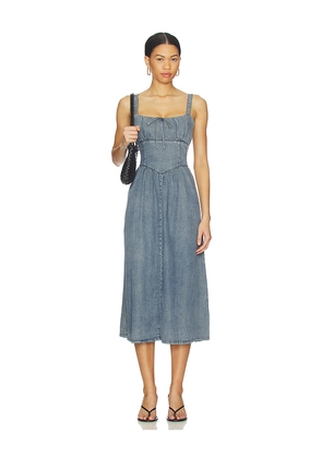 HEARTLOOM Delcia Dress in Blue. Size L. Also in M, S, XL, XS.