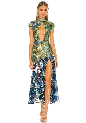 Kim Shui Lace Butterfly Dress in Green. Size M. Also in S, XS.
