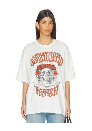 Junk Food Grateful Dead 1970 Tee in White. Size L/XL. Also in S/M.
