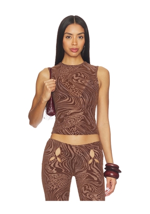 I.AM.GIA Amina Top in Chocolate. Size L. Also in M, S, XL, XS.