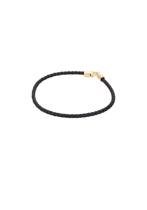 Miansai Cruz Leather Bracelet in Black. Size L. Also in M.