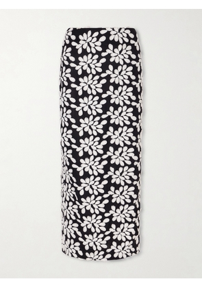 DESTREE - Monica Embroidered Midi Skirt - Black - FR 34,FR 36,FR 38,FR 40,FR 42