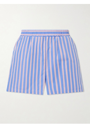 DESTREE - Susumu Striped Cotton-poplin Shorts - Multi - small,medium,large