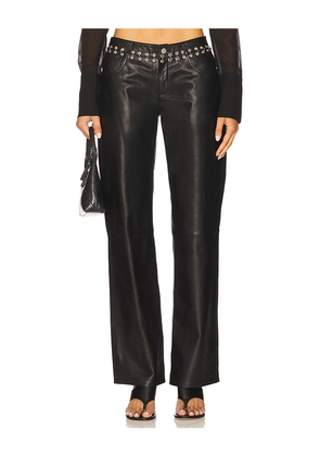 Miaou Josephina Pant in Black. Size M. Also in S, XL, XS, XXS.