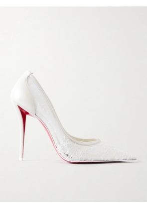 Christian Louboutin - Miss Z Mesh 100mm Lace Stiletto Heel Pumps - White - IT36,IT36.5,IT37,IT37.5,IT38,IT38.5,IT39,IT39.5,IT40,IT40.5,IT41,IT41.5,IT42