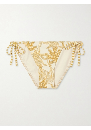 Eres - Voyage Solarium Printed Bikini Briefs - Yellow - FR 36,FR 38,FR 40,FR 42,FR 44