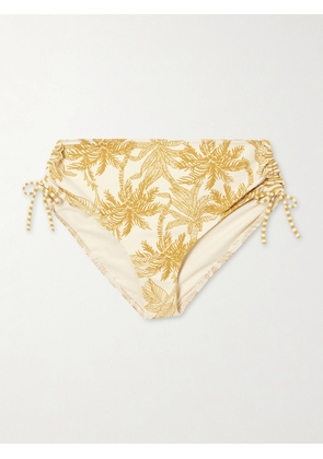 Eres - Voyageuse Printed Bikini Briefs - Yellow - FR 36,FR 38,FR 40,FR 42,FR 44