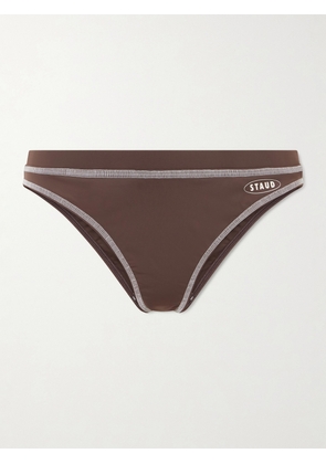 STAUD - Gemma Bikini Briefs - Brown - x small,small,medium,large,x large