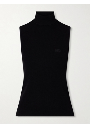 LOEWE - Ribbed-knit Turtleneck Top - Black - x small,small,medium,large
