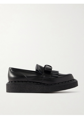 Comme des Garçons GIRL - + George Cox Ribbon Leather Loafers - Black - UK 4,UK 5,UK 6,UK 7