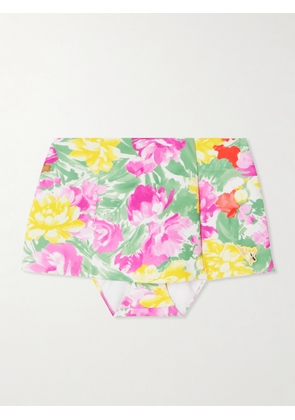 Chloé - Appliquéd Floral-print Bikini Skirt - Multi - FR 34,FR 36,FR 38,FR 40,FR 42,FR 44