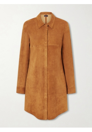 STOULS - Geraldine Suede Dress - Brown - xx small,x small,small,medium,large,x large