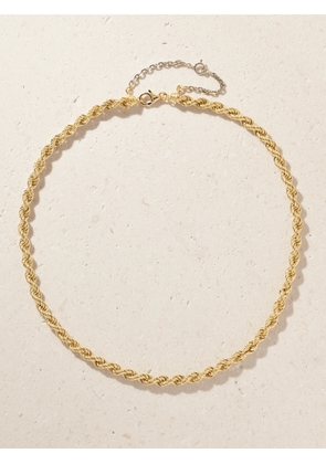 Yvonne Léon - Corde Chaînette 18-karat Yellow And White Gold Necklace - One size