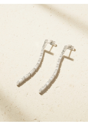 Sydney Evan - 14-karat White Gold Diamond Earrings - One size