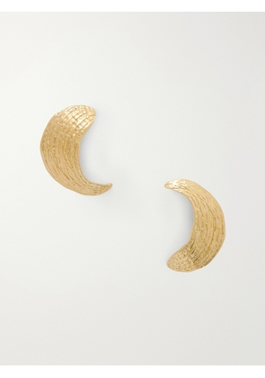 YSSO - Broken Shell Gold-tone Earrings - One size