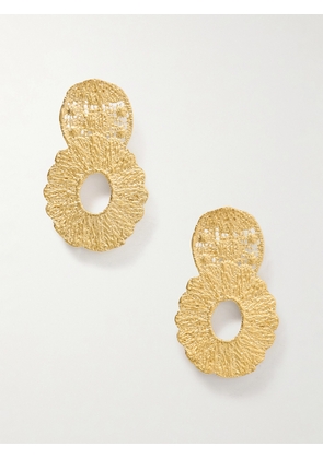 YSSO - Amaryllis Gold-tone Earrings - One size
