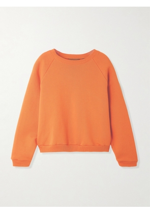 Jamie Haller - The Daily Cotton-terry Sweatshirt - Orange - x small,small,medium,large