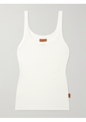 Jamie Haller - The Undershirt Ribbed Stretch-modal Tank - White - x small,small,medium,large