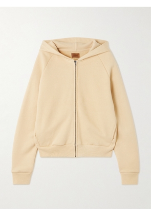 Jamie Haller - The Bird Cotton-terry Hoodie - Yellow - x small,small,medium,large