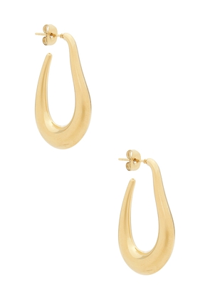 Lovers and Friends Mara Earrings in Metallic Gold.